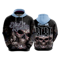 2174 FD Hoody DIA-DE-MUERTOS