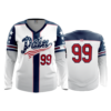 729 FD Womens V-Neck Longsleeve MACON-PAIN-WHITE