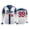 729 FD Quarter Zip Batting Jacket LS MACON-PAIN-WHITE