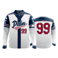 729 FD Quarter Zip Batting Jacket LS MACON-PAIN-WHITE