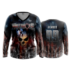 2184 FD Womens V-Neck Longsleeve HOTSHOTS