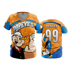 2185 FD Womens V-Neck POPEYES
