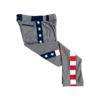 729 CL GRAY CUSTOM BRAID MENS PANT