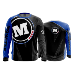2130 FD Long Sleeve MENS MONSTER-JUJITSU-BLUE