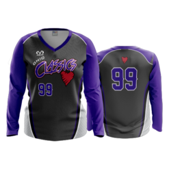 2249 FD Womens V-Neck Longsleeve OHIO-CLASSICS-PURPLE