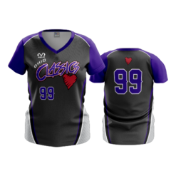 2249 FD Womens V-Neck OHIO-CLASSICS-PURPLE