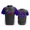 2249 FD Quarter Zip Batting Jacket SS OHIO-CLASSICS-PURPLE