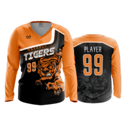 2253 FD Womens V-Neck Longsleeve WAVERLY-SOFTBALL-ADDONS