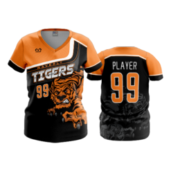 2253 FD Womens V-Neck WAVERLY-SOFTBALL-ADDONS