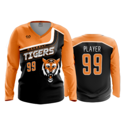 2253 FD Womens V-Neck Longsleeve WAVERLY-SOFTBALL