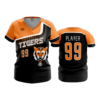 2253 FD Womens V-Neck WAVERLY-SOFTBALL