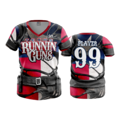 2264 FD Womens V-Neck TEXAS-RUNNIN-GUNS