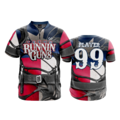 2264 FD Quarter Zip Batting Jacket SS TEXAS-RUNNIN-GUNS