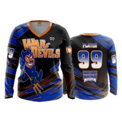 1736 FD Womens V-Neck Longsleeve WAR-DEVILS