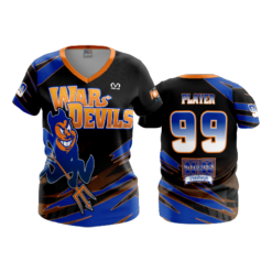 1736 FD Womens V-Neck WAR-DEVILS