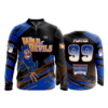 1736 FD Quarter Zip Batting Jacket LS WAR-DEVILS