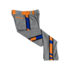 1736 CL CHARCOAL CUSTOM BRAID MENS PANT WAR-DEVILS