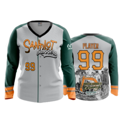 2228 FD Womens V-Neck Longsleeve SANDLOT-SLUGGERS