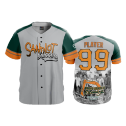 2228 FD ProTek Mens Full Button Down SANDLOT-SLUGGERS
