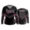 1725 FD Womens V-Neck Longsleeve DARK-CITY-FURY-BLACK