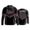 1725 FD Quarter Zip Batting Jacket LS DARK-CITY-FURY-BLACK