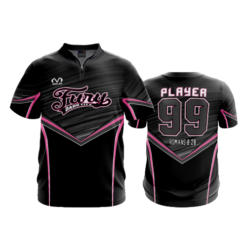 1725 FD Quarter Zip Batting Jacket SS DARK-CITY-FURY-BLACK