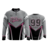 1725 FD Quarter Zip Batting Jacket LS DARK-CITY-FURY-GREY