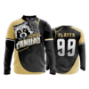 2269 FD Quarter Zip Batting Jacket LS TRASH-PANDAS