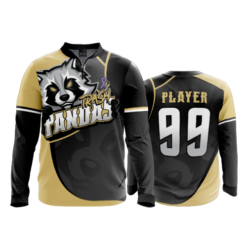 2269 FD Quarter Zip Batting Jacket LS TRASH-PANDAS
