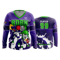 869 FD Womens V-Neck Longsleeve BDBK
