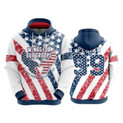 2232 FD Hoody WINGS-FOR-OUR-TROOOPS