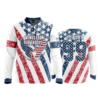 2232 FD Quarter Zip Batting Jacket LS WINGS-FOR-OUR-TROOOPS