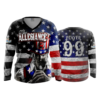 2244 FD Womens V-Neck Longsleeve THE-ALLEGIANCE