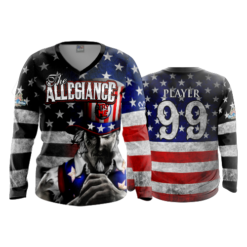 2244 FD Womens V-Neck Longsleeve THE-ALLEGIANCE
