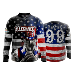 2244 FD Quarter Zip Batting Jacket LS THE-ALLEGIANCE