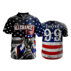 2244 FD Quarter Zip Batting Jacket SS THE-ALLEGIANCE