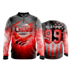 1374 FD Quarter Zip Batting Jacket LS CHAOS