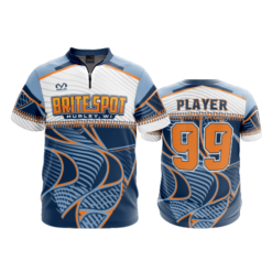 464 FD Quarter Zip Batting Jacket SS BRITE-SPOT-FLO-FLO INK + $5