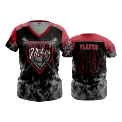 2254 FD Womens V-Neck BUNCHA-PITCHES