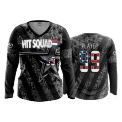 2262 FD Womens V-Neck Longsleeve HIT-SQUAD