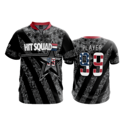 2262 FD Quarter Zip Batting Jacket SS HIT-SQUAD