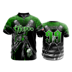2272 FD Quarter Zip Batting Jacket SS SO-CAL-VOODOO