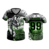 2230 FD Womens V-Neck GET-TO-DA-CHOPPA-GREEN