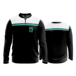2166 FD Quarter Zip Batting Jacket LS