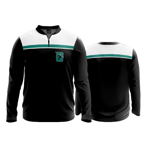 2166 FD Quarter Zip Batting Jacket LS