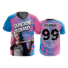 1852 FD Sport V-Neck MENS SUICIDE-SQUAD-PINK