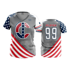 2296 FD Womens V-Neck COLUMBUS-JAMMERS-USA