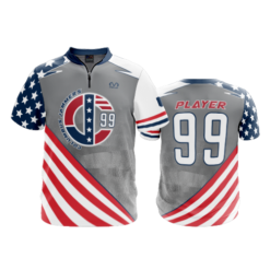 2296 FD Quarter Zip Batting Jacket SS COLUMBUS-JAMMERS-USA