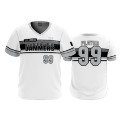 2296 FD Sport V-Neck MENS COLUMBUS-JAMMERS-WHITE