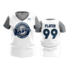 1371 FD Womens V-Neck LADY-LASERS-WHITE